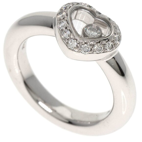 CHOPARD 18k White Gold Diamond Ring - Picture 1 of 11